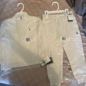 Polo by Ralph Lauren Kids White Matching Set